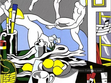 Roy Lichtenstein œuvres - studio d artiste la danse 1974 Roy Lichtenstein